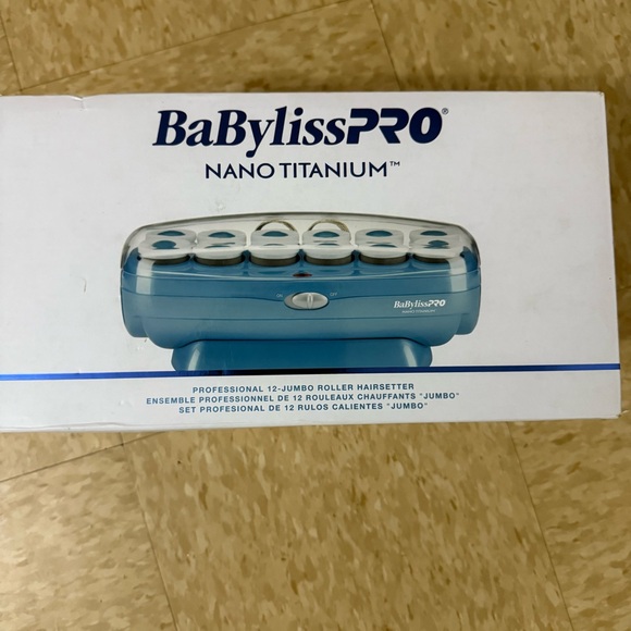 BaBylissPRO Nano Titanium Professional 12 Jumbo Roller Hairsetter NIB